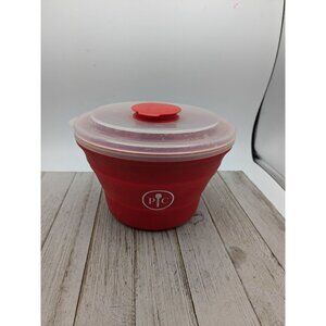 Vintage Pampered Chef Corn Popper Microwave Popcorn Popper Rubber Collapsible